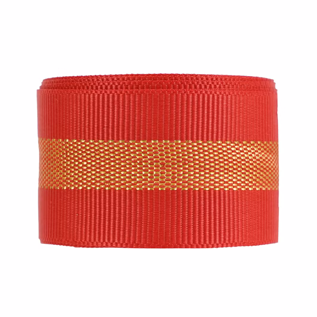 Wholesale Gold, Silver and Onion Ribbed Ribbon Gift Packaging Wedding Candy Shower Kit Gift Box Decorative Ribbon