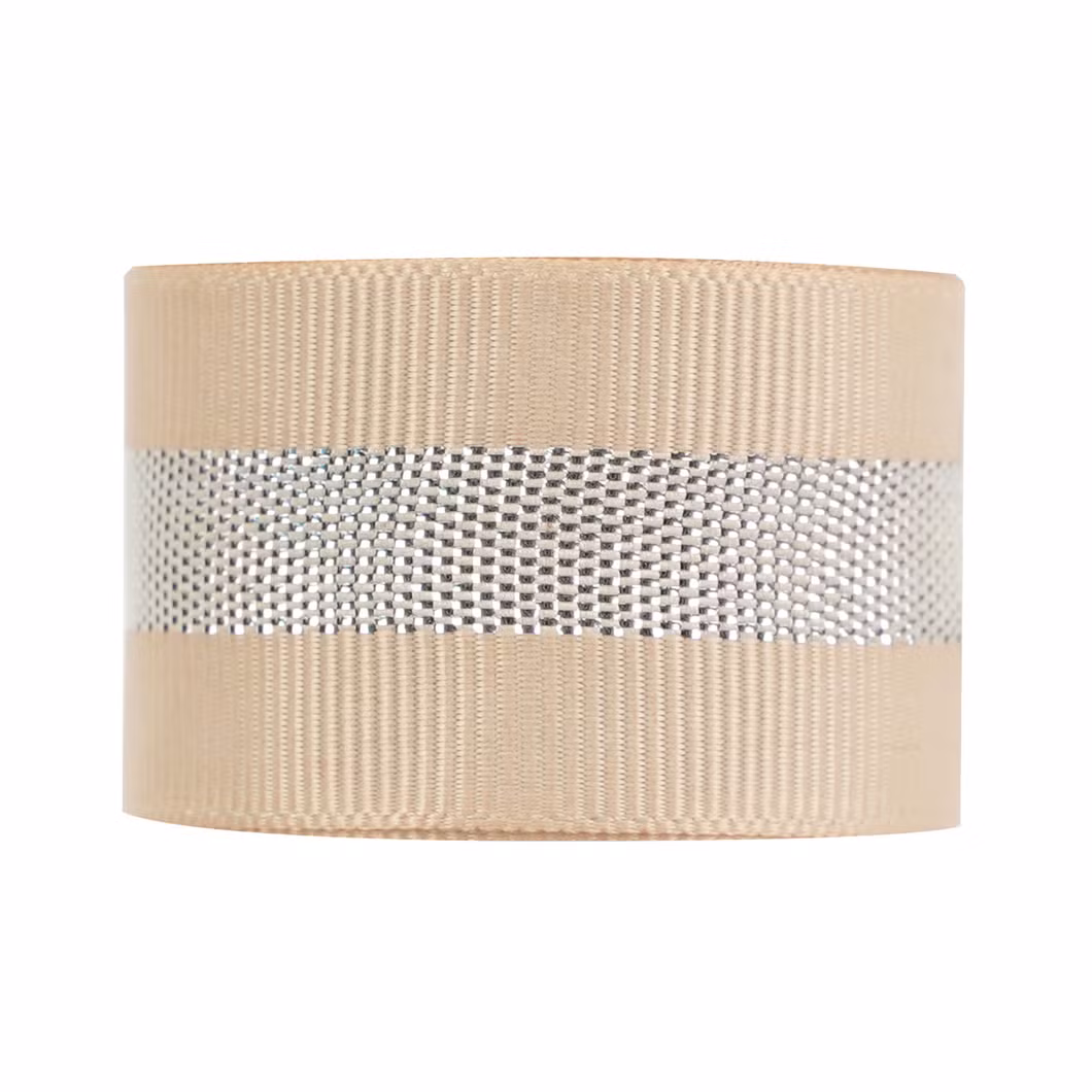 Wholesale Gold, Silver and Onion Ribbed Ribbon Gift Packaging Wedding Candy Shower Kit Gift Box Decorative Ribbon