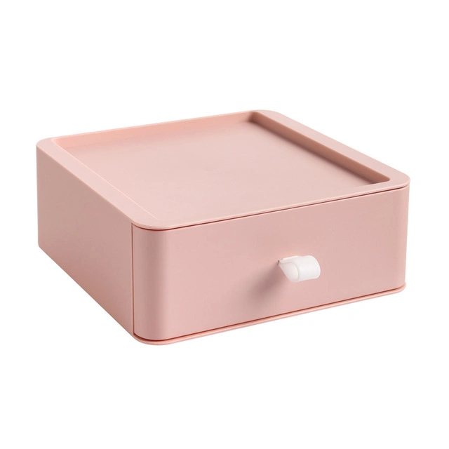 Desktop Stackable Organizer Drawer Office Accessories Storage Box Makeup Organizing Container Masks Lipsticks Bathroom Storage