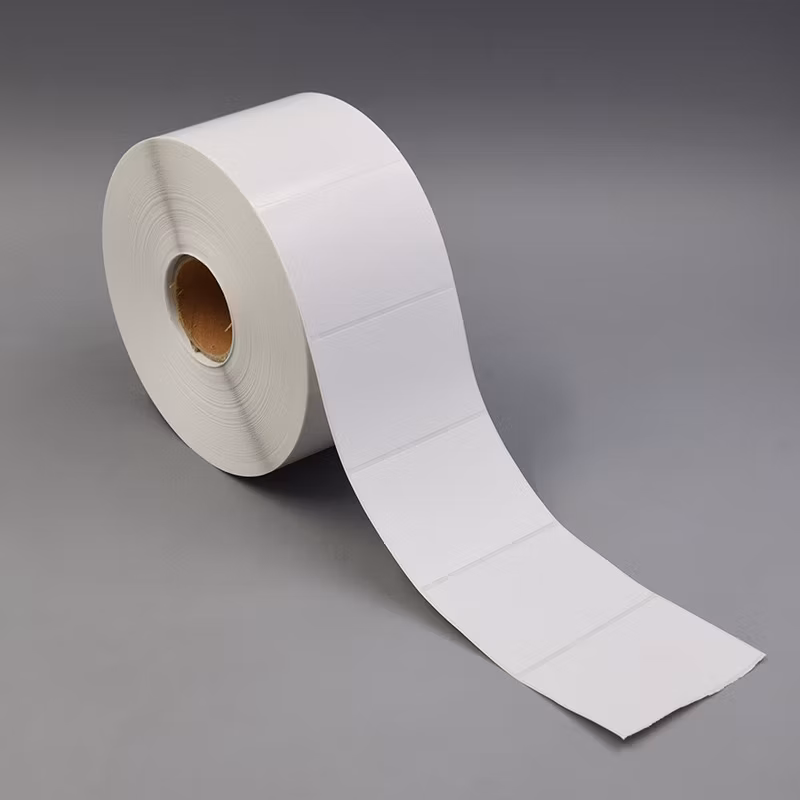China Factory Wholesale Custom 3&prime;&prime;x1&prime;&prime; 1000PCS/Roll Office Smart Direct Thermal Blank White Shipping Barcode Labels, Waterproof Oilproof Scratch Proof