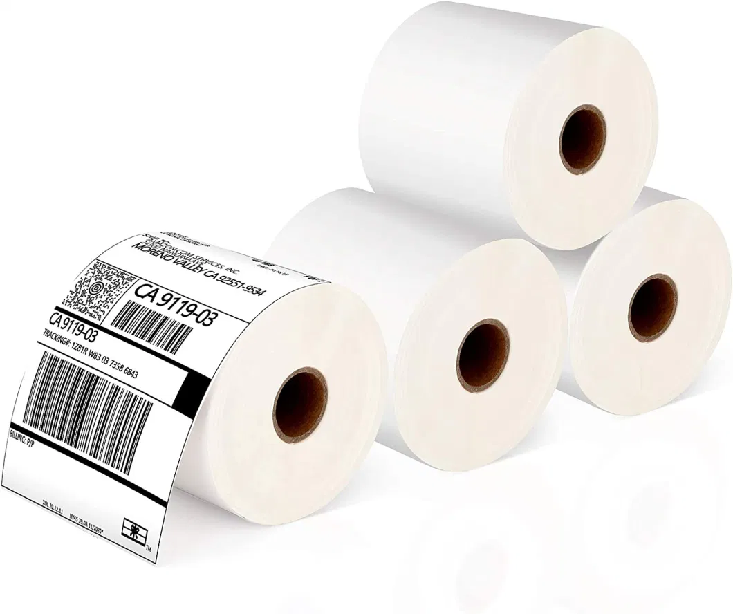 Wholesale Direct Thermal Label 70GSM 75GSM Eco Thermal Shipping Labeling Jumbo Roll