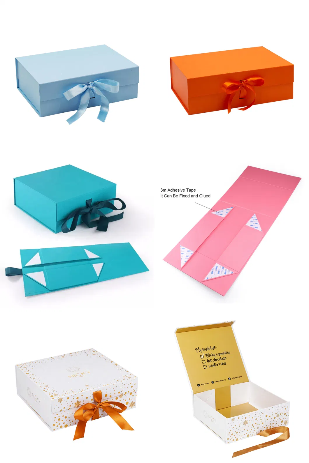 Customized Large Rigid Cardboard Luxury Dress Skirt Shoes Gift Packaging Box Cosmetic Skincare Perfume Wedding Bridesmaid Gift Box