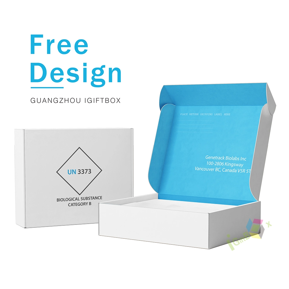 Custom Design Packaging Box Mailers Shipping Recyclable Small Mailer Foldable Box