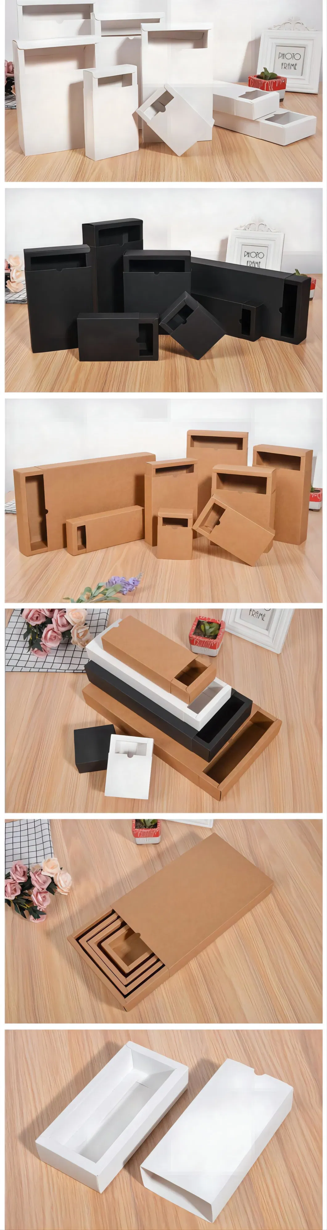 FSC Custom Recycled Brown Kraft Paper Waste Box Tea Coffee Cosmetic Soap Cooking Utensil Sponge Clothes Packing Packaging Carton Box