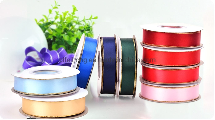 OEM ODM Factory Direct Hot Sales Wholesale Polyester Satin Ribbon for Belt DIY Bow Decorative Gift Box Wrapping Xmas Festival Decoration Garment Accessories