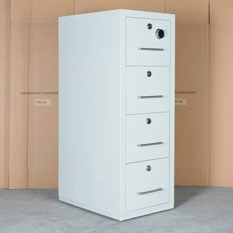 Vertical 4 Drawer File Cabinet 4 Letter Sized Drawers Fireproof Vertical File Cabinet