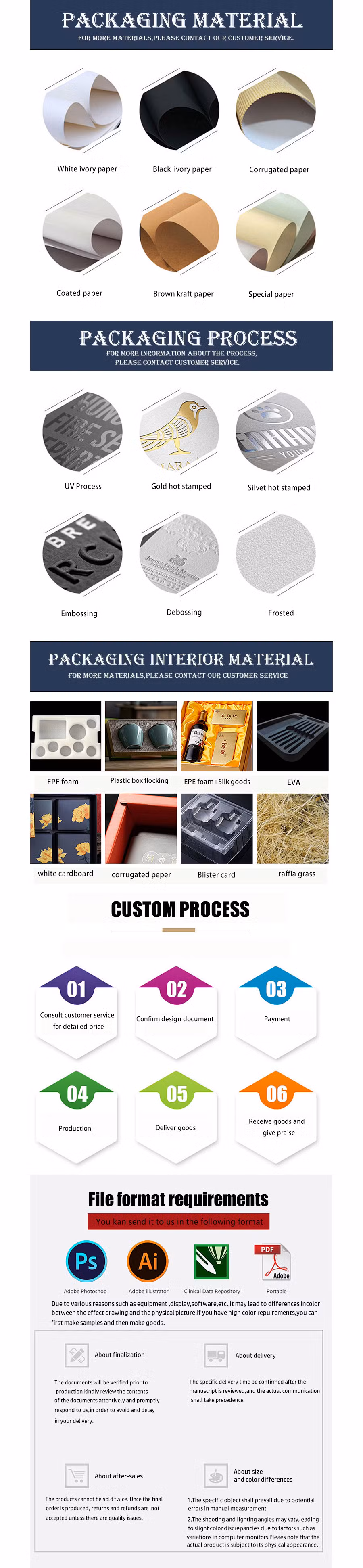 Custom Rectangular Square Luxury Lid and Basic Small Gift Box Gift Holiday Birthday Christmas Essential Oil Skincare Carton Packaging