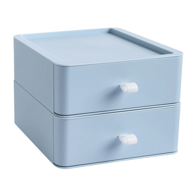 Desktop Stackable Organizer Drawer Office Accessories Storage Box Makeup Organizing Container Masks Lipsticks Bathroom Storage