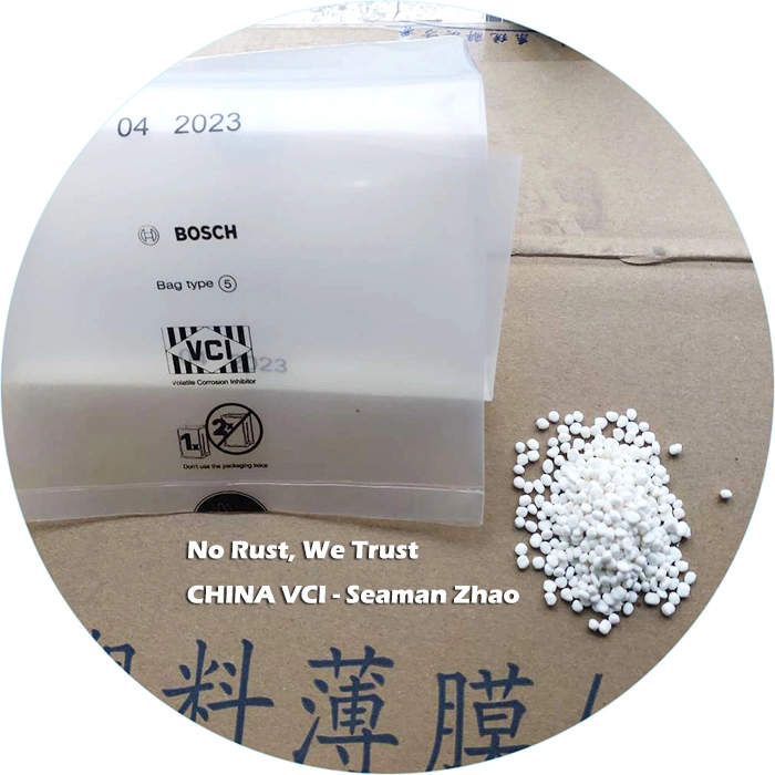 Suitable for Blowing Injection or Casting Vci Plastic Films Extrusions &amp; Molded Parts Rust Protective Vci Concentrate Masterbatch - 2% Dosage Only