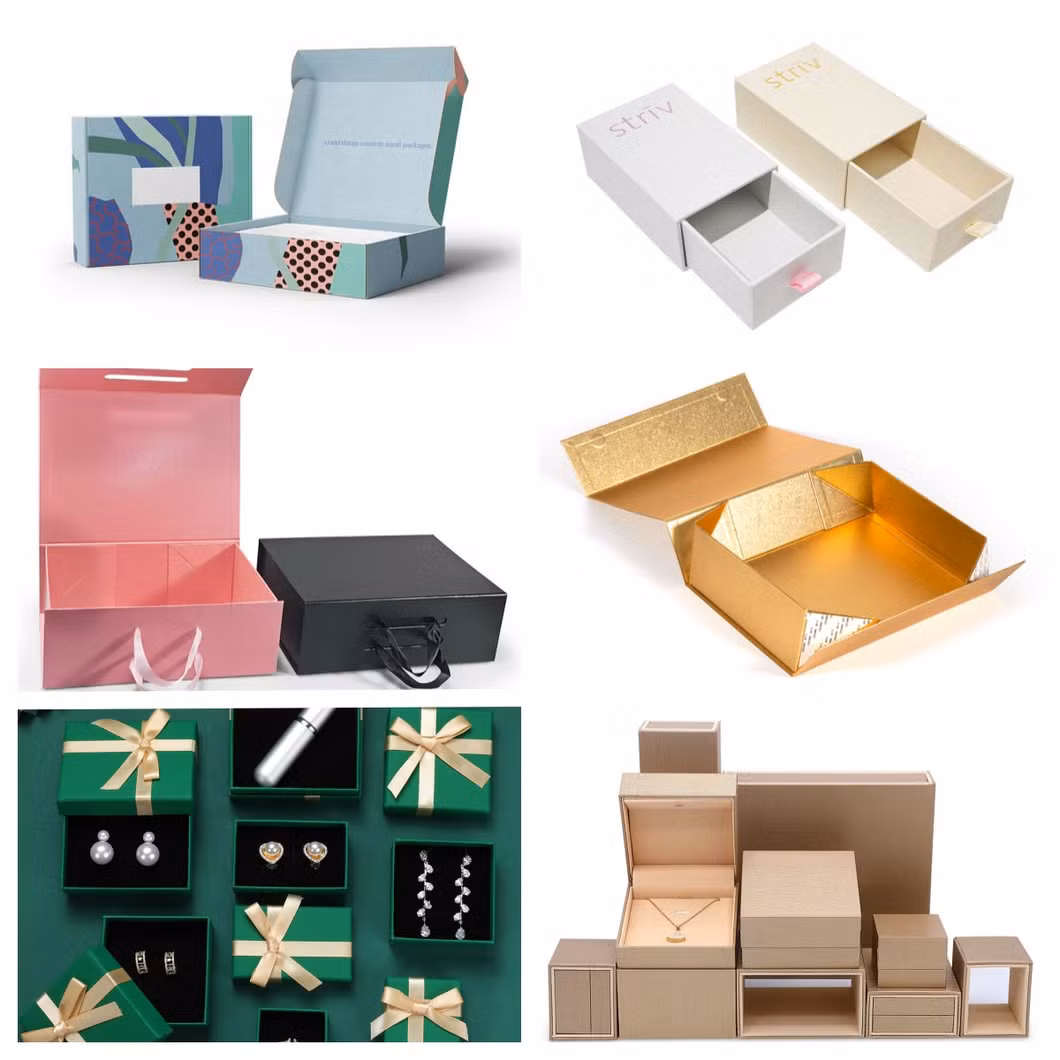 Cardboard Personalized Logo Retail Supermarket Food Chilli Sauces Paste Nuts Spice Holder Products Pack Set Gift Corrugated Paper Packaging Box