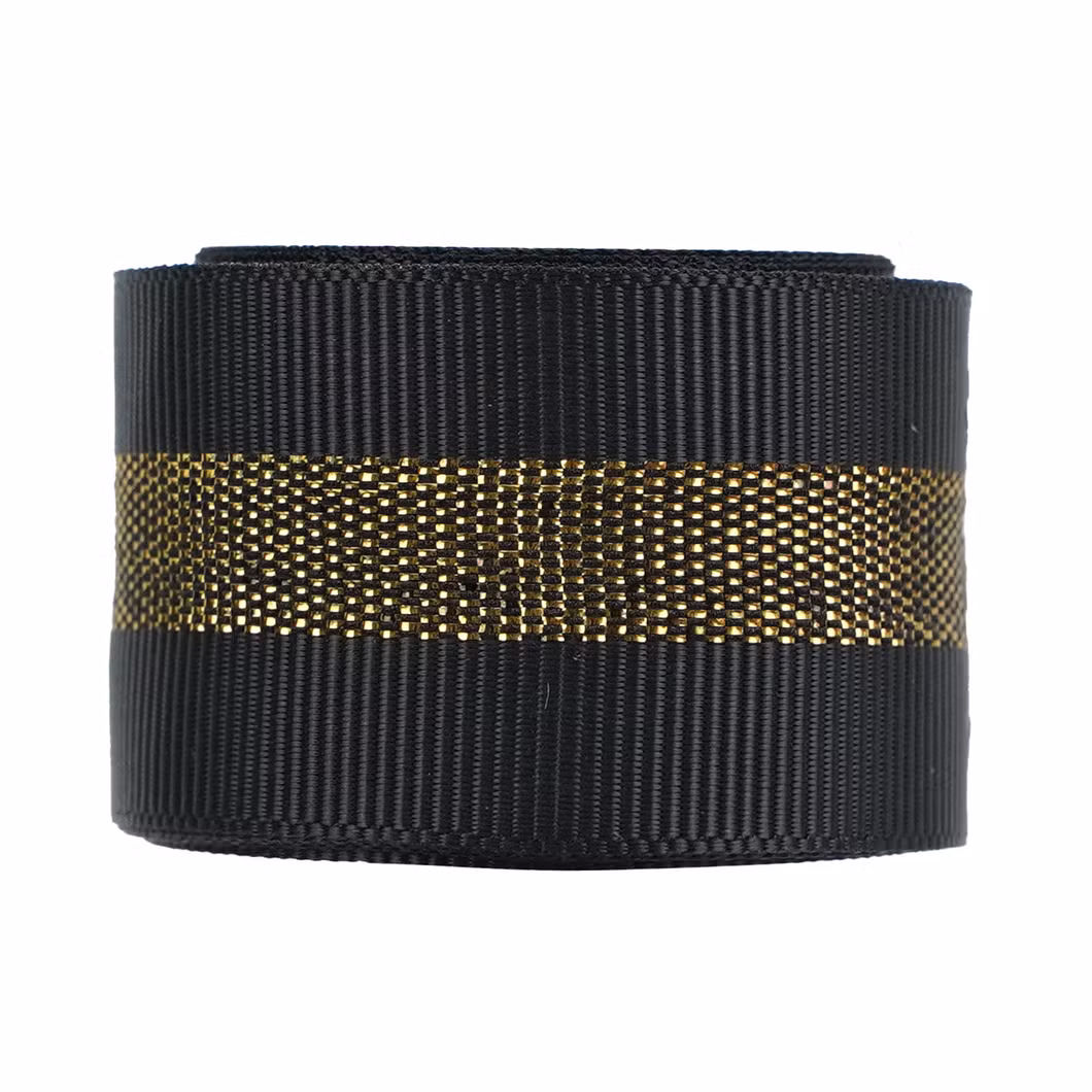 Wholesale Gold, Silver and Onion Ribbed Ribbon Gift Packaging Wedding Candy Shower Kit Gift Box Decorative Ribbon