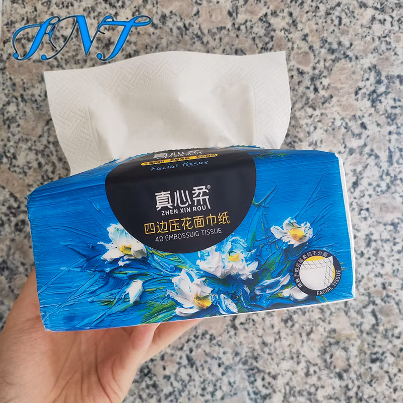 Factory Custom Personalized Tissue Paper Custom Tissue Paper 25GSM 4 Ply 460PCS Pack Paper Tissue