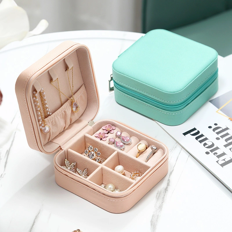 Personalized Jewelry Box Leather Travel Jewelry Box Gift for Bridesmaid Christmas