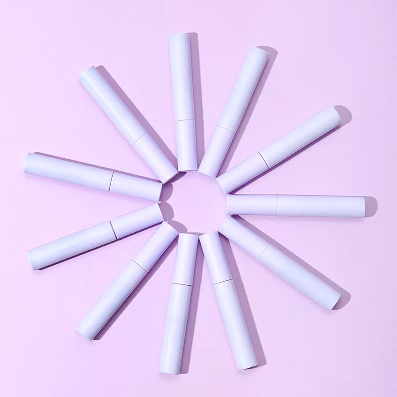 Luxury Cosmetic Packaging Empty Round Plastic Mascara Tube