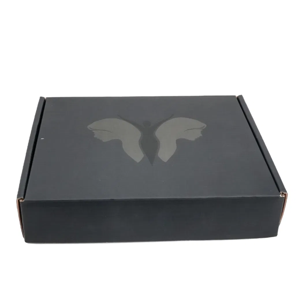 Customised Logo Cosmetic Skin Care Brown Lash Eyelashes Boxes Corrugated Packaging Mailer Shipping Boxes for Small Business