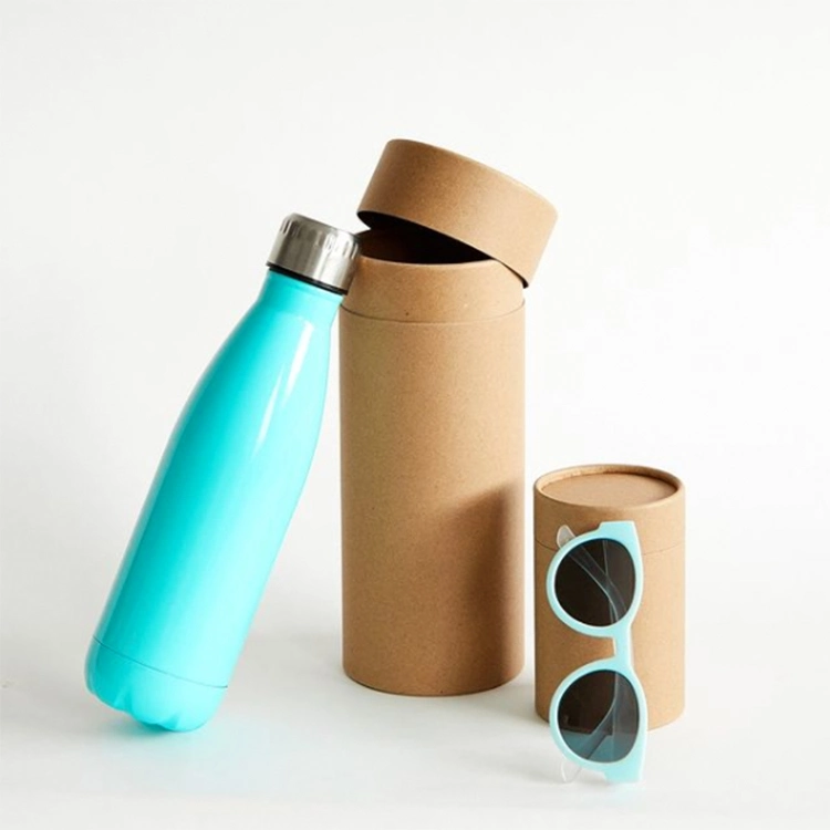 Firstsail Cosmetic Bottle Kraft Craft Tube Packaging Biodegradable Cylinder Paper Box for Gift Incense Stick Pencil Umbrella Vacuum Cup