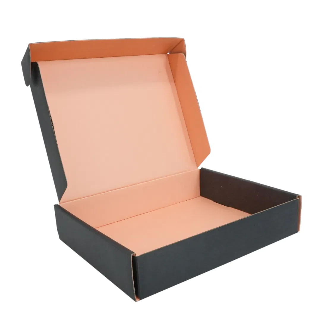 Customised Logo Cosmetic Skin Care Brown Lash Eyelashes Boxes Corrugated Packaging Mailer Shipping Boxes for Small Business