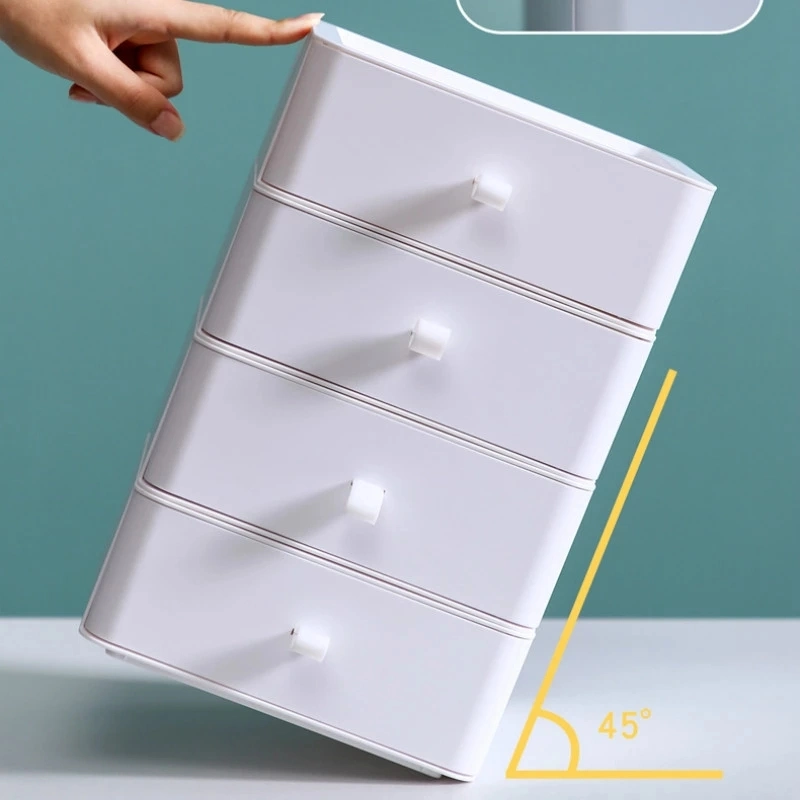 Desktop Stackable Organizer Drawer Office Accessories Storage Box Makeup Organizing Container Masks Lipsticks Bathroom Storage