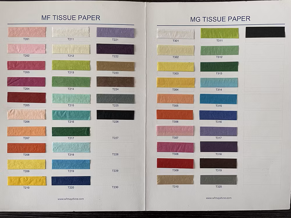 Biodegradable FSC Colorful Tissue Paper Gift Wrapping