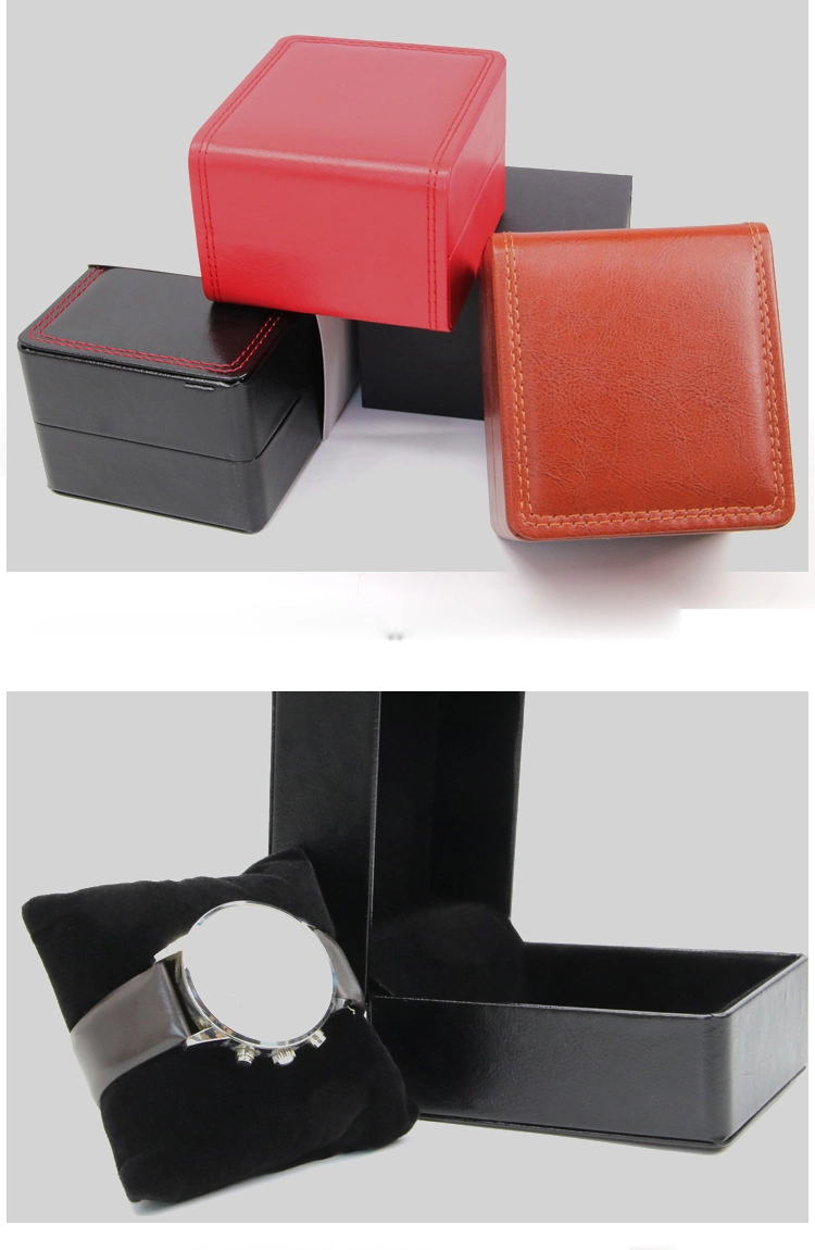 High Grade PU Leather Watch Gift Box Custom Logo