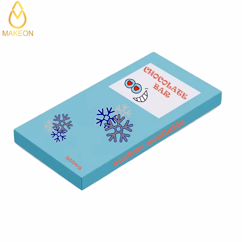 Eco Friendly Durable Custom Chocolate Bar Cardboard Box Folding Type OEM Packaging