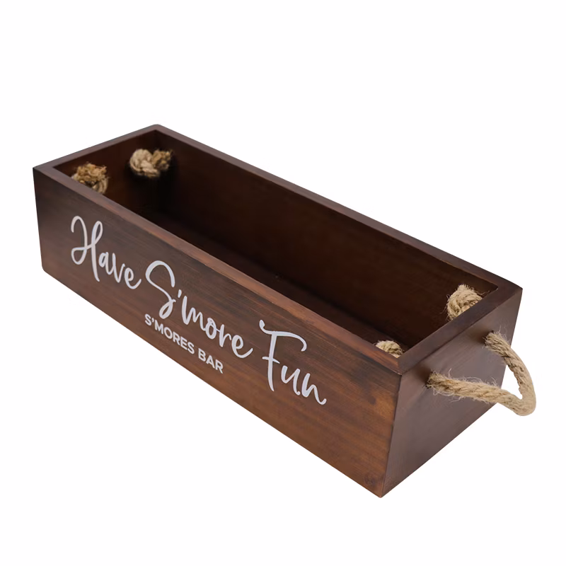 Wooden Boxes with Hinged Lid Custom Multipurpose Packing Box for Tarot Card Storage and Keepsake Crystal Storage Box