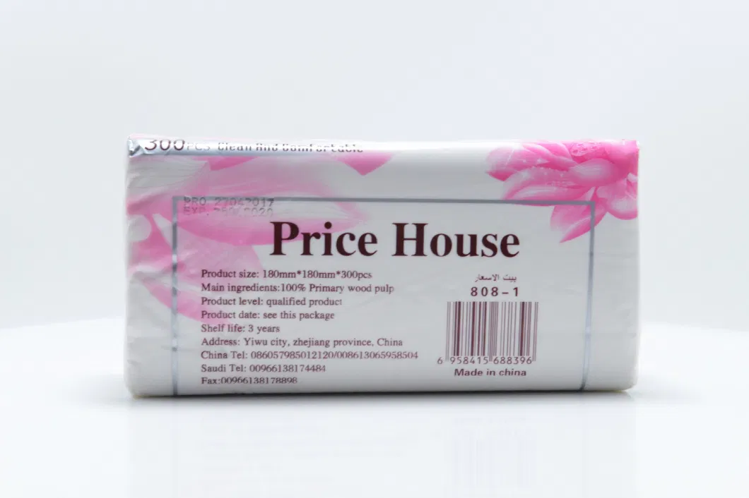 Cheap Household Tissue Series, Large Capacity Packaging Facial Tissue Paper