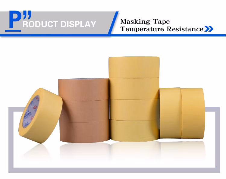 Auto Painting Decorative Self-Adhesive Waterproof Paper Masking Tape