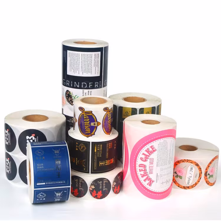 Wholesale Custom Printed Medicine Pharmaceutical Medical Prescription Pill Bottle Packaging Label Roll Private Health Care Label