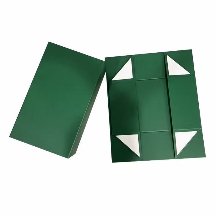 Foldable Cardboard Paper Packaging Gift Carton Boxes with Magnetic Lid for Packing Luxury Garment Shoes Human Hair