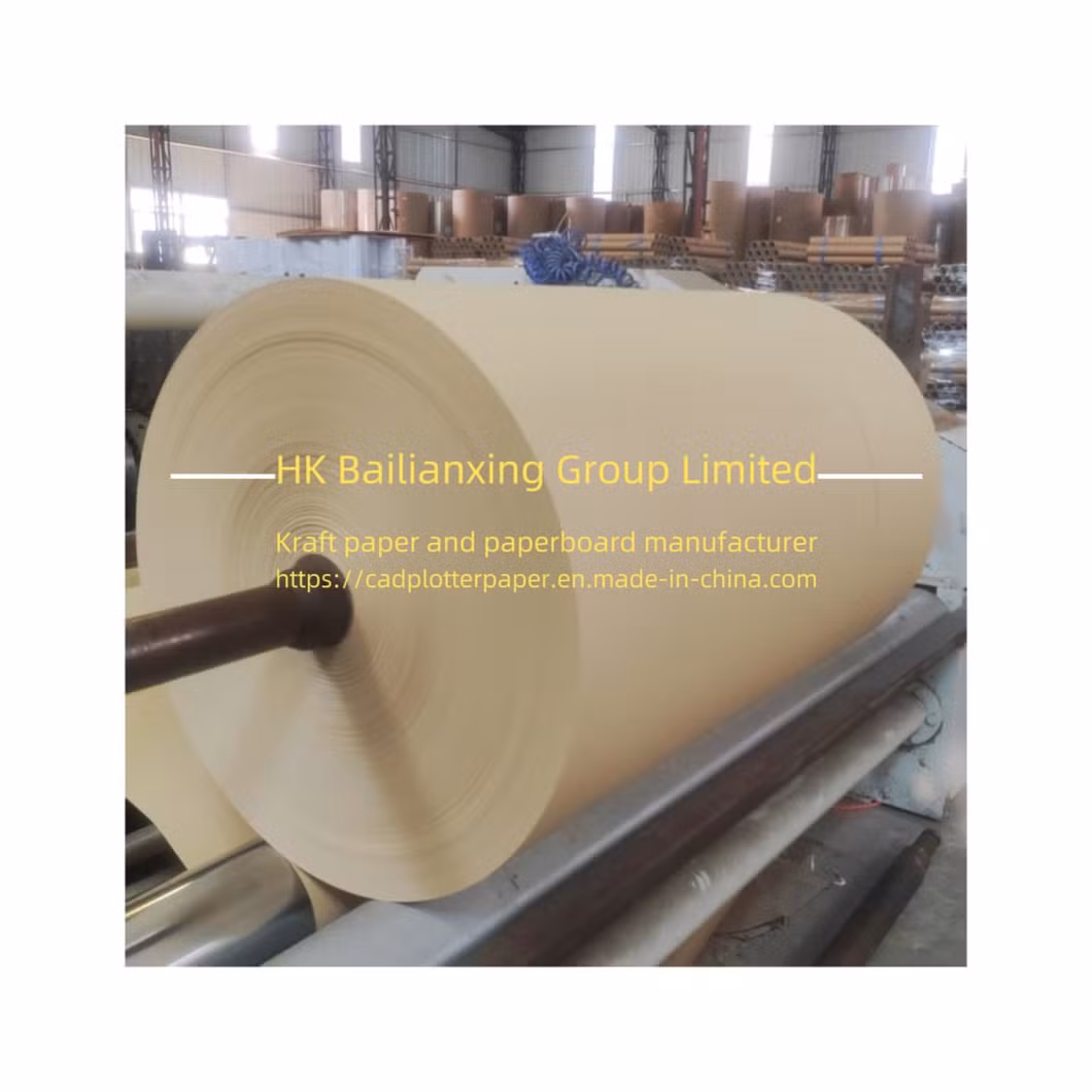 80g Eco Friendly Brown Kraft Wrapping Paper Wholesale Supplier