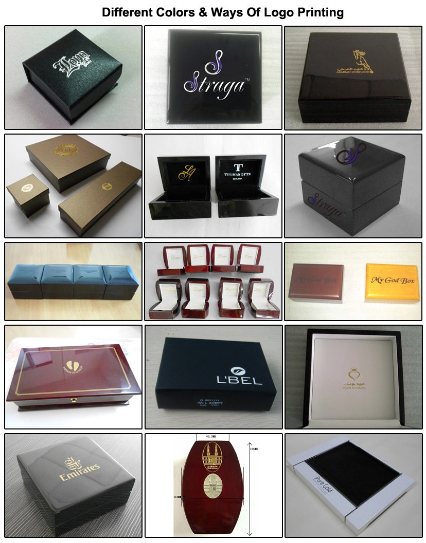 Personalized Design Black Wooden Watch Gift Package Box