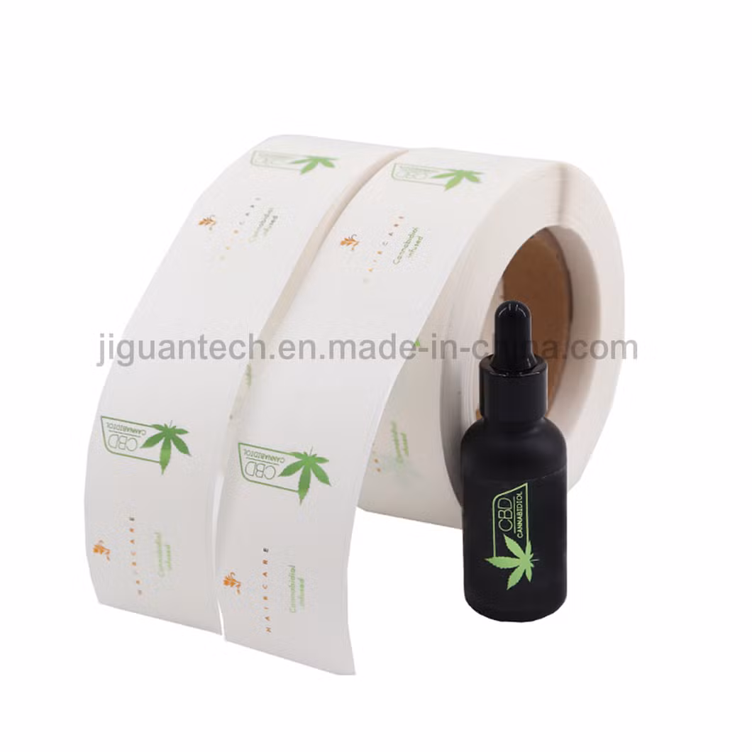 Factory Wholesale Oil Drop Bottle Labels Sticker Custom Waterproof Printing Cosmetics Roll Label