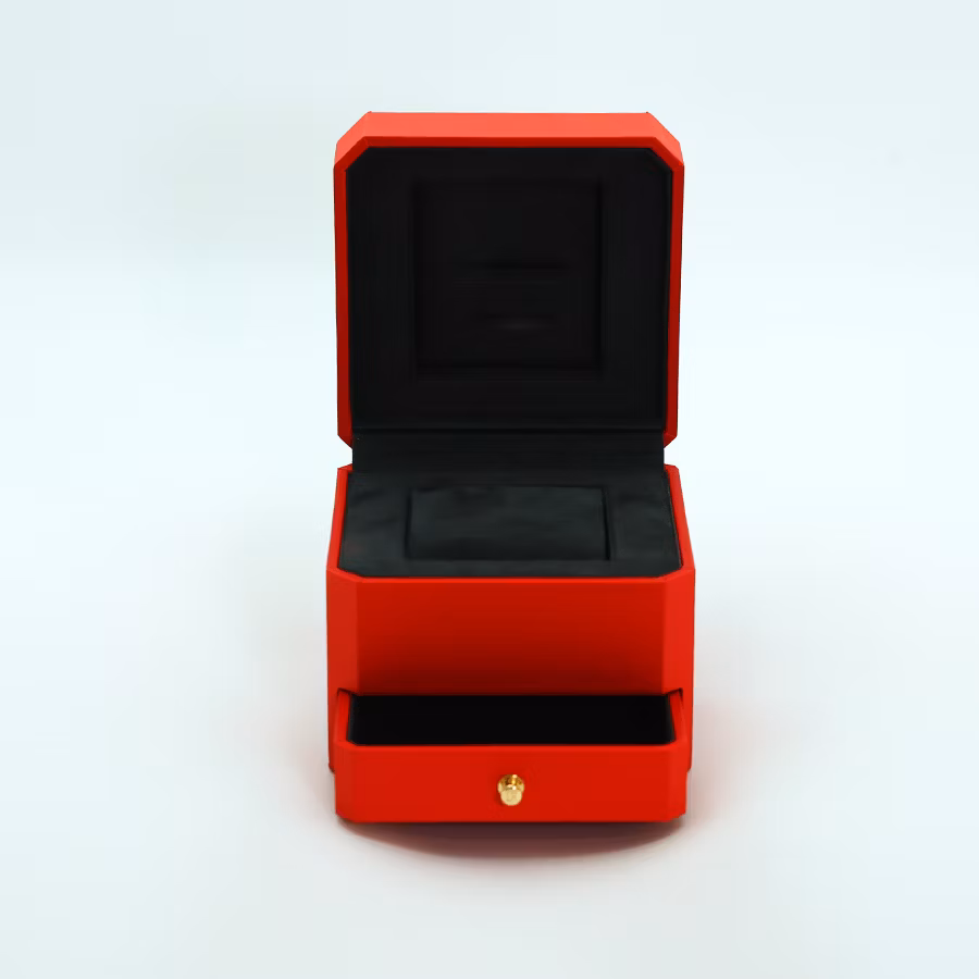 Red Paper High Quality Wholesale Customized Logo Jewelry Gift Box Jewelry Storage Box Set Round Box Packaging Box