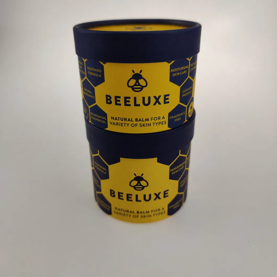Custom Cardboard Cmyk Lid and Base Gift Case Cylindrical Box