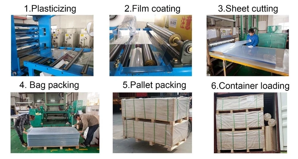 Plastic Label Material PVC Super Clear Rigid Sheet for Offset Printing