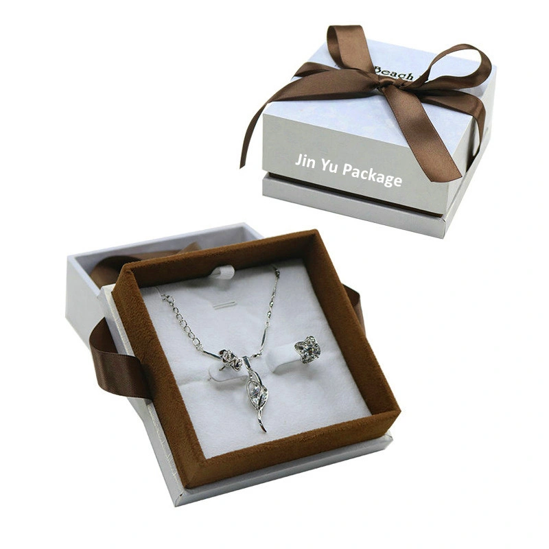 Promotion Custom Sqaure White Gift Earring Jewelry Box Manufacturer