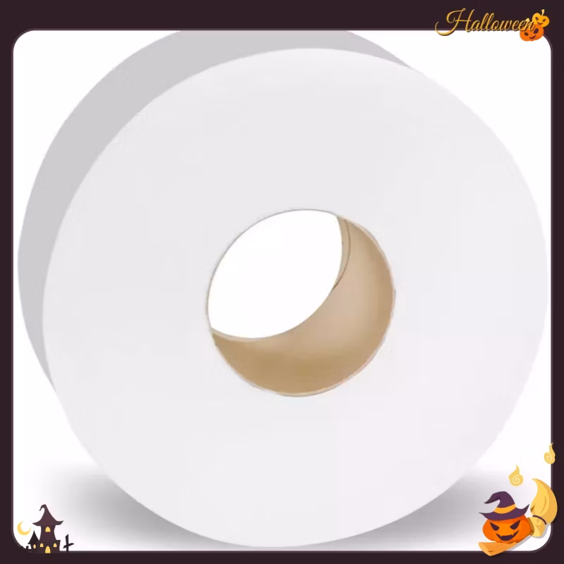 Cheap Recycled Jumbo Bamboo Tissue Paper Roll Unbleached Large Commercial Toilet Rolls Biodegradable Rapid Dissolving Toilet Paper