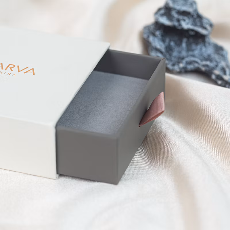 Customized Ring Pendant Necklace Bracelet Box Jewelry Packaging Box