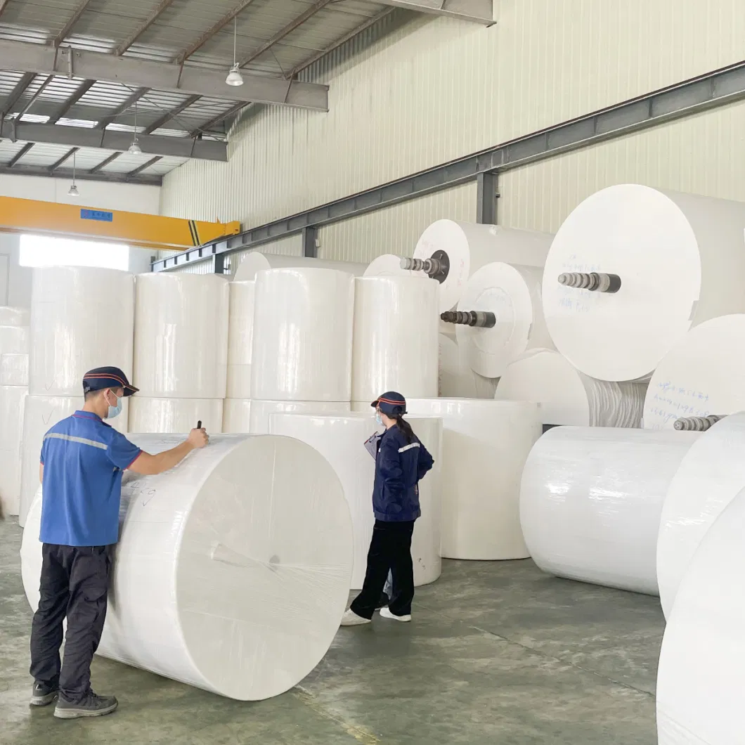 Factory Making Jumbo Mother Roll Life Tissue Raw Material Large Paper Roll