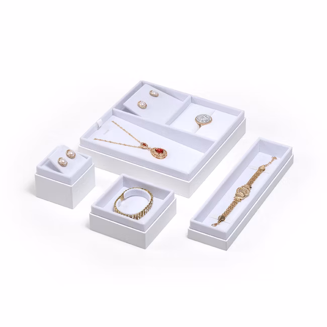 Custom Jewelry Boxes Packaging Ring Bracelet Necklace