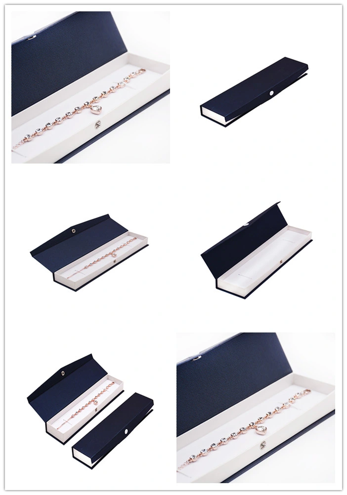 Custom Logo Fancy Cardboard Packaging Fashion Jewelry Bracelet Gift Box