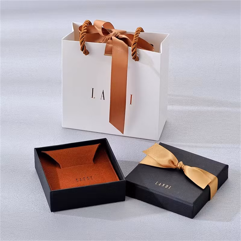 Custom Printed Jewelry Set Box Personalized Paper Packaging Pouch Bag Drawer Cardboard Jewelry Boxes