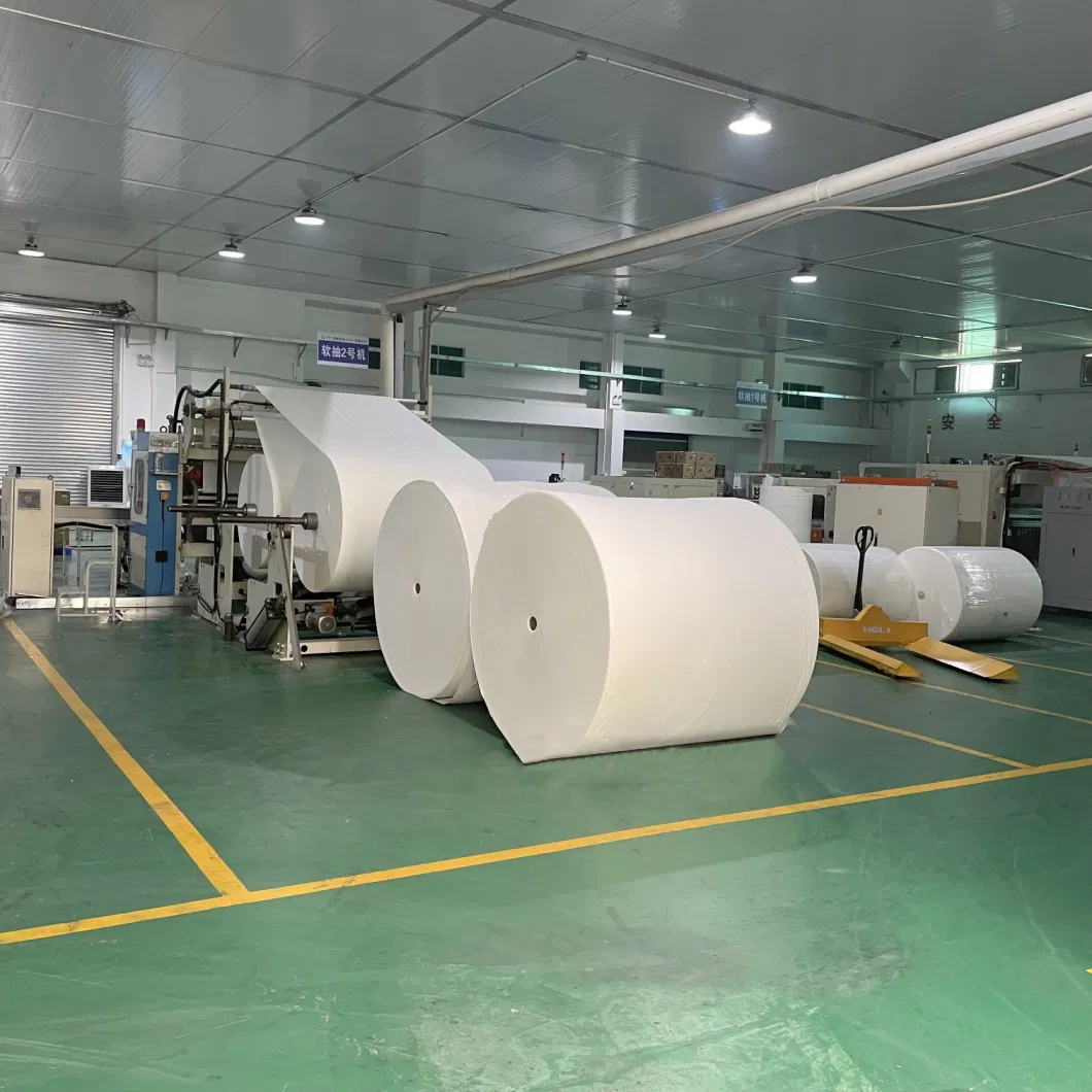 Factory Making Jumbo Mother Roll Life Tissue Raw Material Large Paper Roll