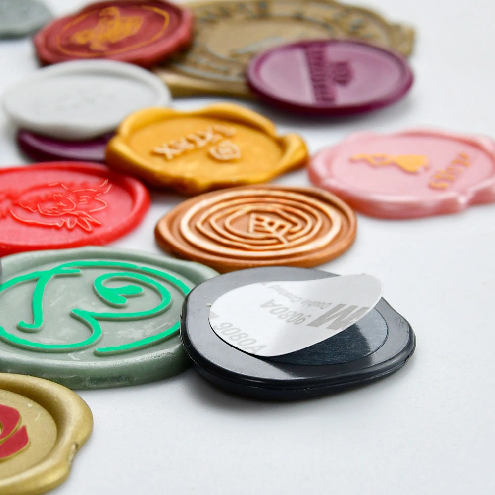 Wholesale Custom Made Personalized Self Adhesive Wax Seal Stickers