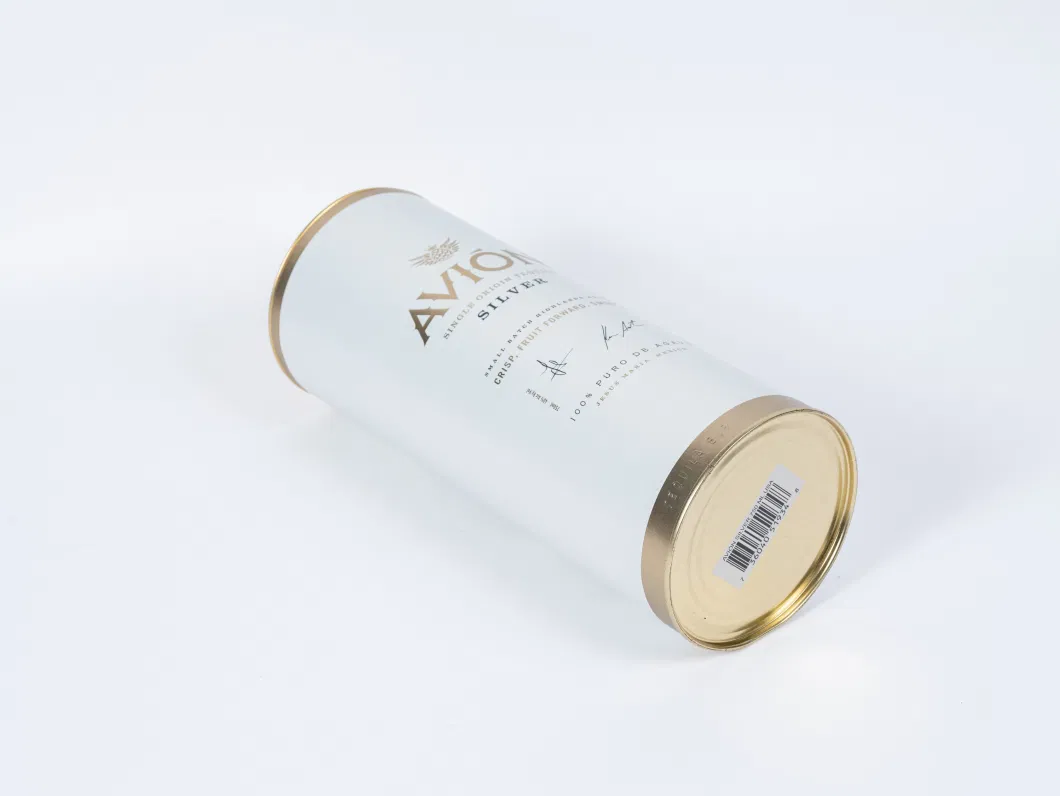Customized Paper Round Wine and Spirit Packaging Box