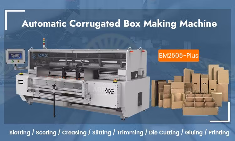 Aopack Money-Saving Machine to Make Cardboard Boxes in Different Sizes and Types