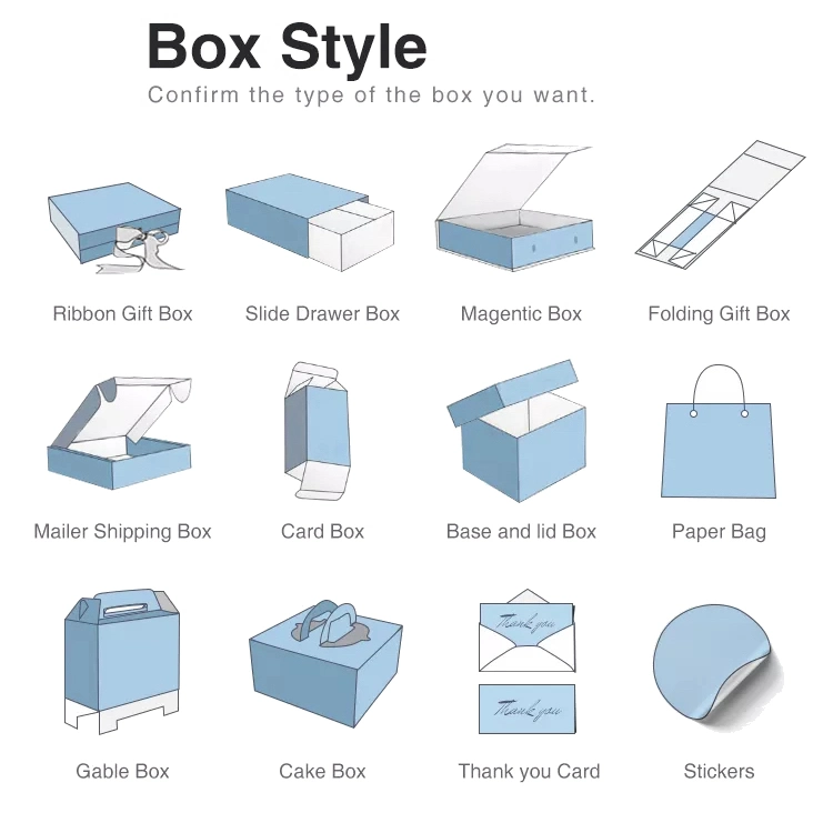 Black Plain Printed Magnetic Closure Flap Elegant Bespoke Paper Cardboard Gift Boxes with Hinged Lid