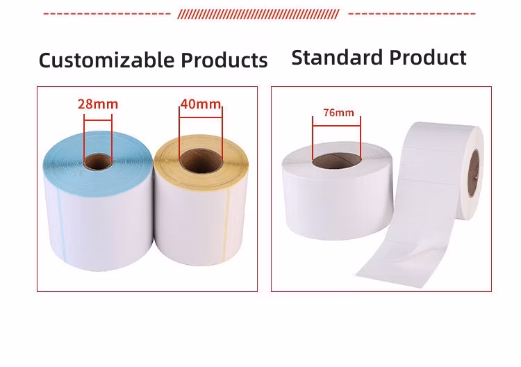 Waterproof Oilproof Alcoholproof Thermal Paper Label Shipping Label Paper for Thermal Printers Self-Adhesive Postage Labels for Shipping Packages-PT100*150*350