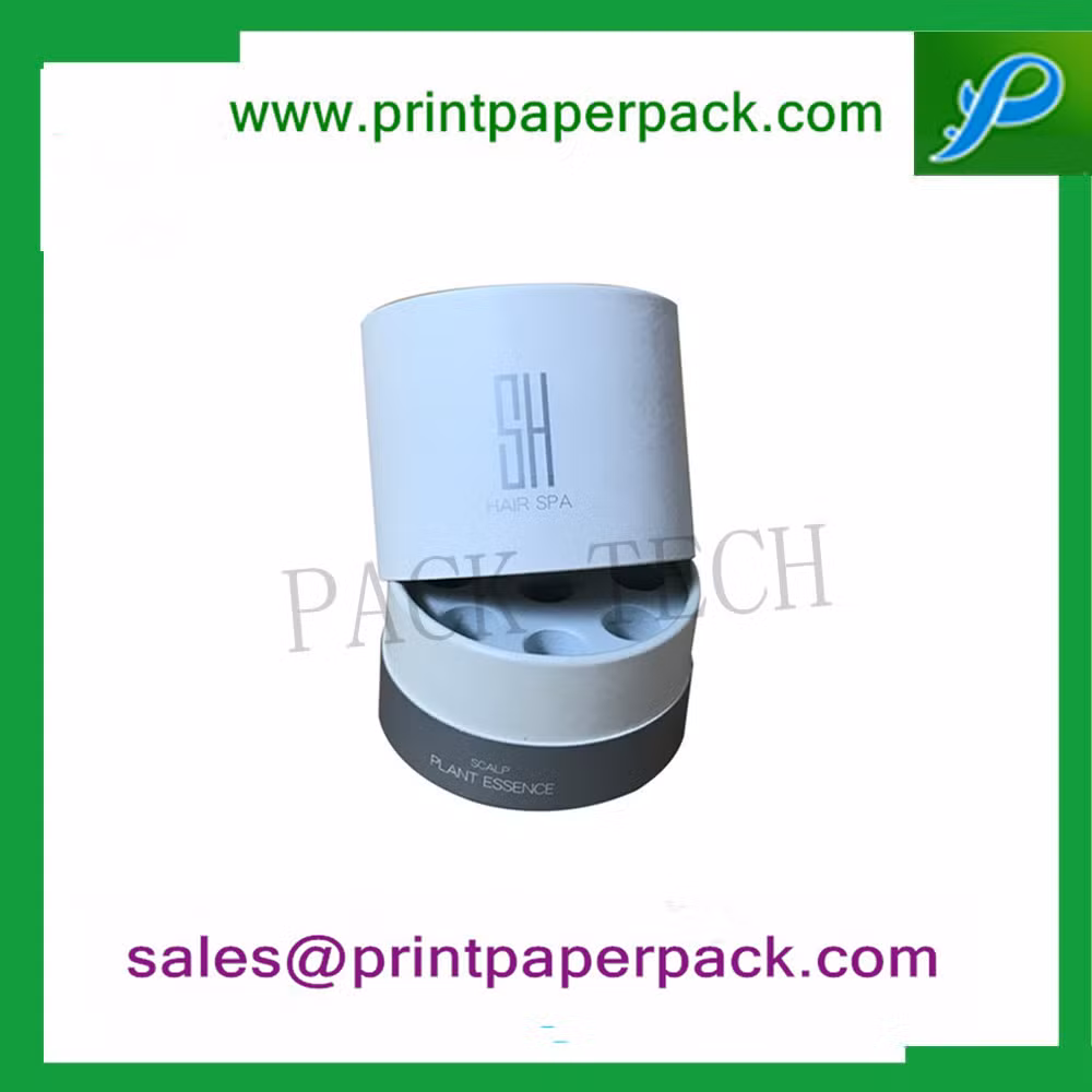 Custom Luxury Flower / Wine / Candy / Cake / Cosmetic / Candle / Perfume Jewelry Ribbon Packaging Round Hat Tube Paper Gift Packing Cardboard Box